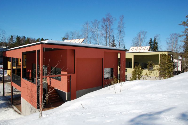 Le Oravarinne Passive Houses di Espoo, Finlandia