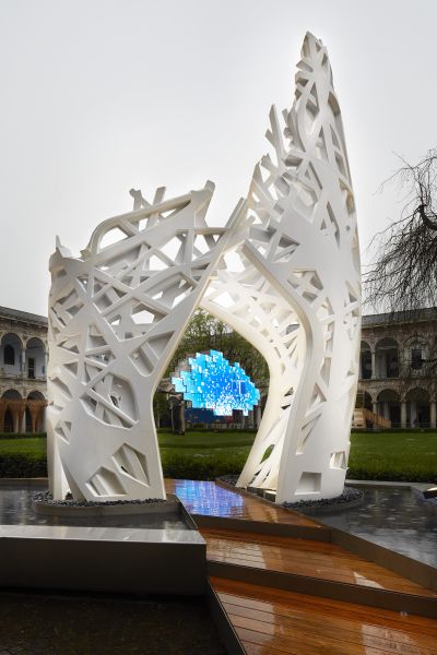 Installazione realizzata per il fuori salone 2014, fatta con i.active BIODYNAMIC 
