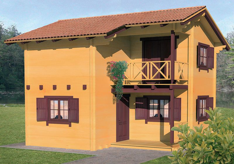 Casa prefabbricata in legno