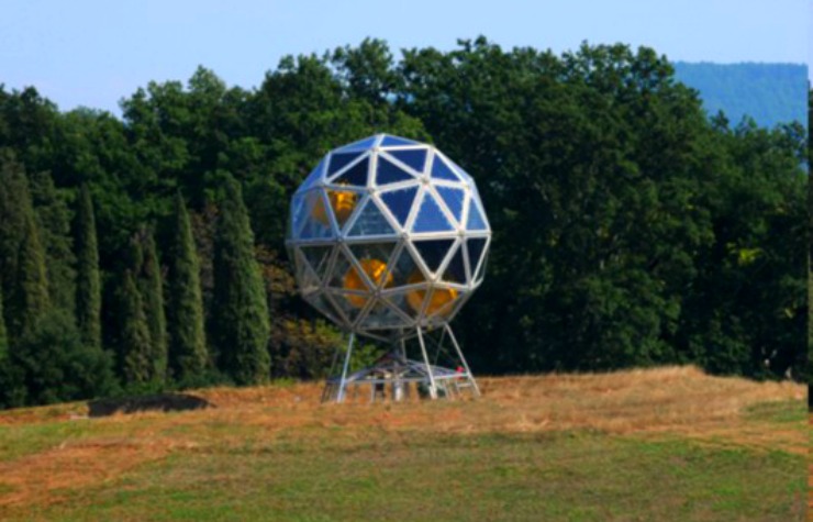 Installazione di Diamante a Valle Giulia -Roma -