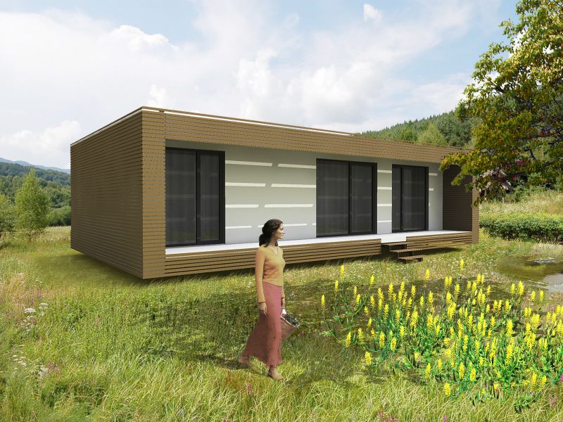 Casa prefabbricata in legno