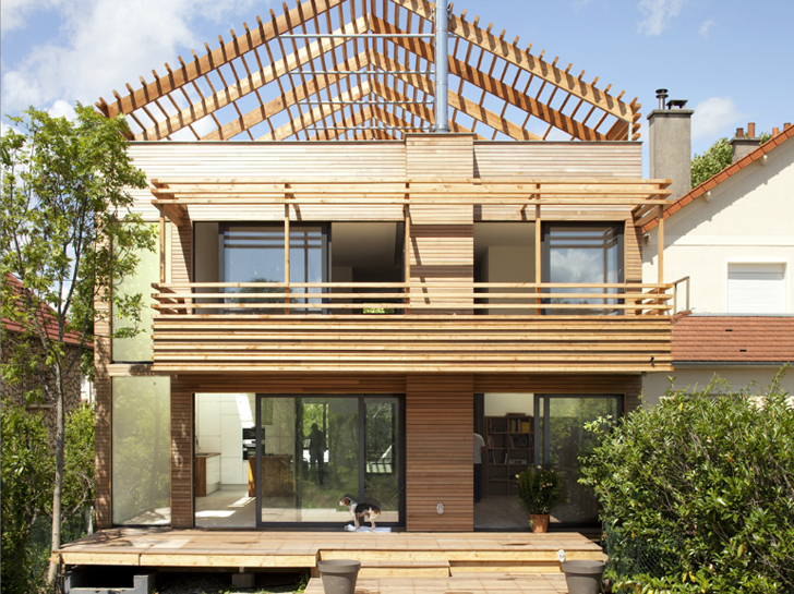 Casa prefabbricata costruita interamente in legno
