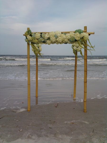 pergola bamboo Il bamboo per una pergola wedding