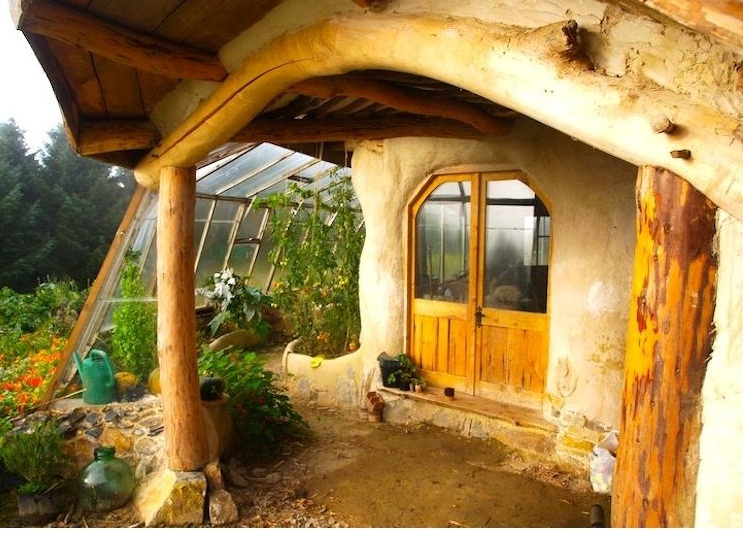 La natura attorno la casa