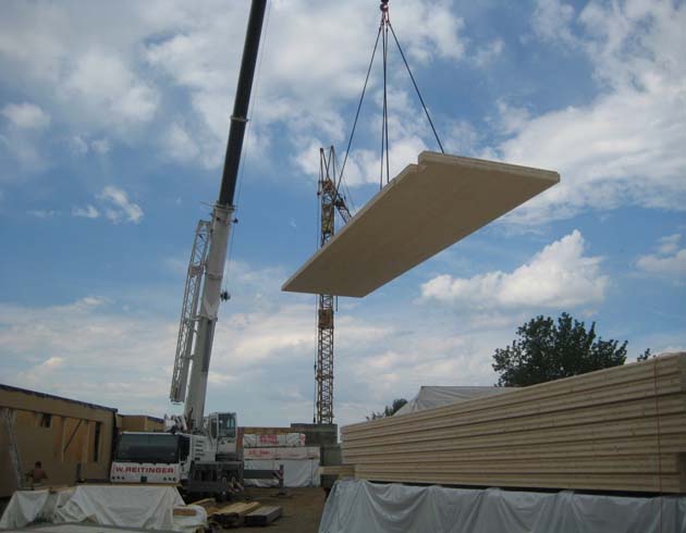 sistema di pannelli autoportanti in legno X-Lam