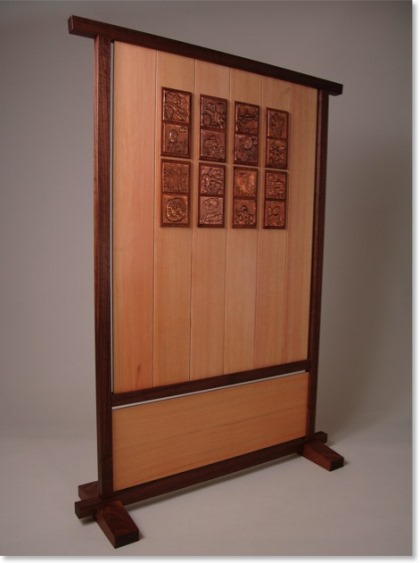 Tsuitate, un elegante elemento d'arredo per l'ingresso