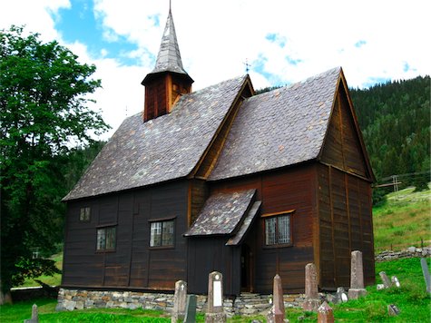 Stavkirke di Lomen