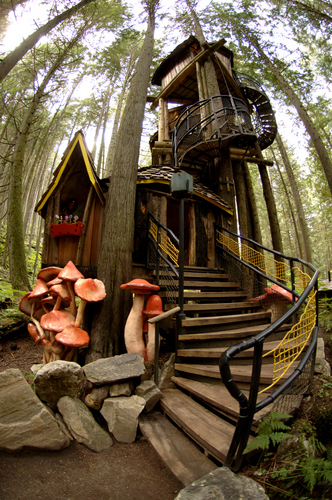 Enchanted Forest_British Columbia_La casa sull'albero più alta del mondo