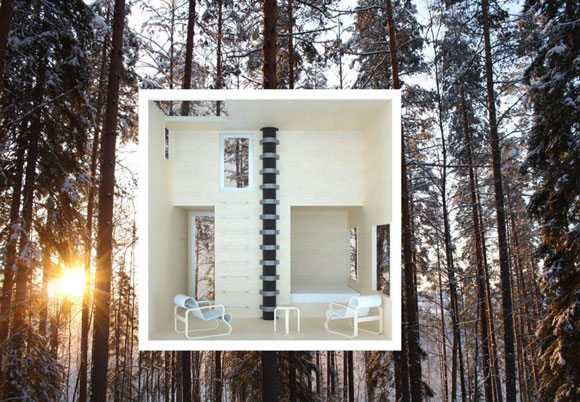 The Mirror Cube Room_Tree Hotel_Harads The Mirror Cube Room_Tree Hotel_Harads