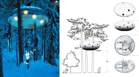 The UFO Room_Tree Hotel_Harads The UFO Room_Tree Hotel_Harads