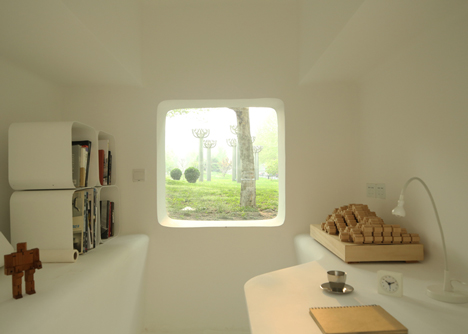 interno della micro-house by Liu Lubin