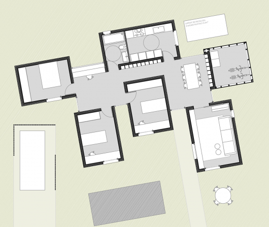 Pianta della GG Bioclimatic House