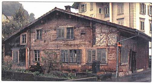 La Niderost House prima del suo smantellamento