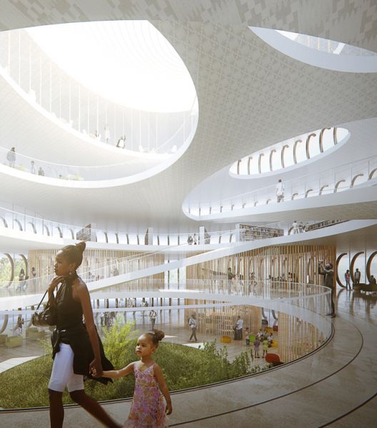 MCA, Kwame Nkrumah Presidential Library, ender di Engram Studio