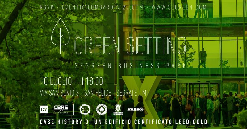 Segreen, locandina evento Segreen Setting
