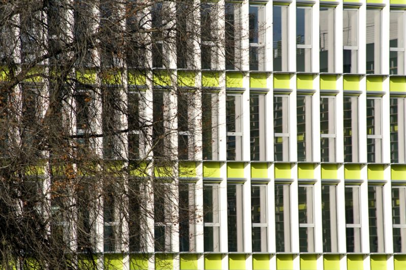 Segreen, una facciata dell'edificio