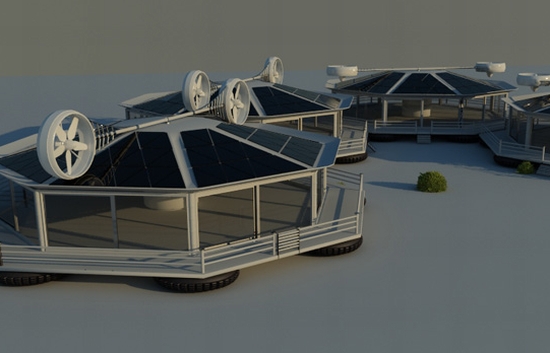 casa autosufficiente Urban Bamboo Utopia
