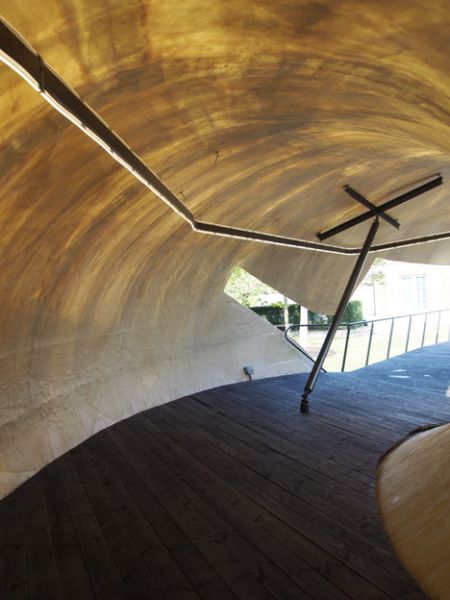 La passerella in legno