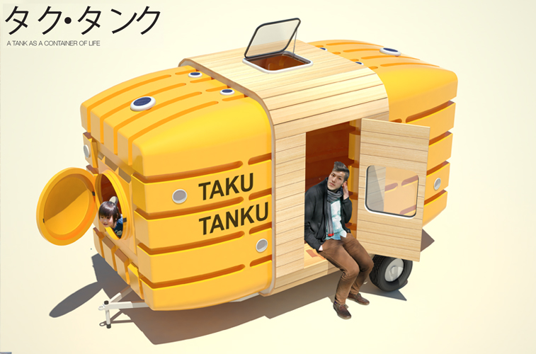 Taku Tanku, la casetta da viaggio