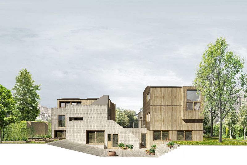 Rendering del progetto Copper Lane