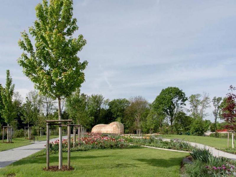 Panoramica del parco dove si trova il padiglione