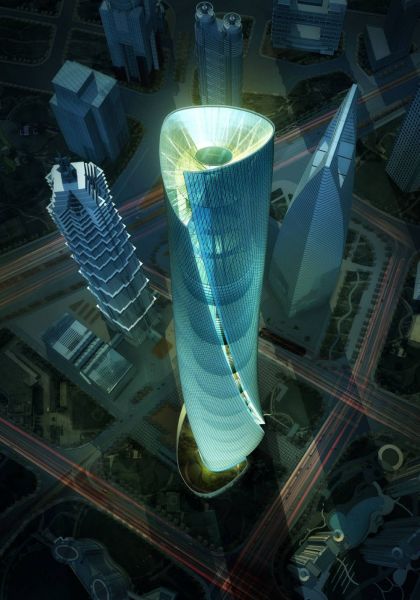 La torre vista dall'alto
