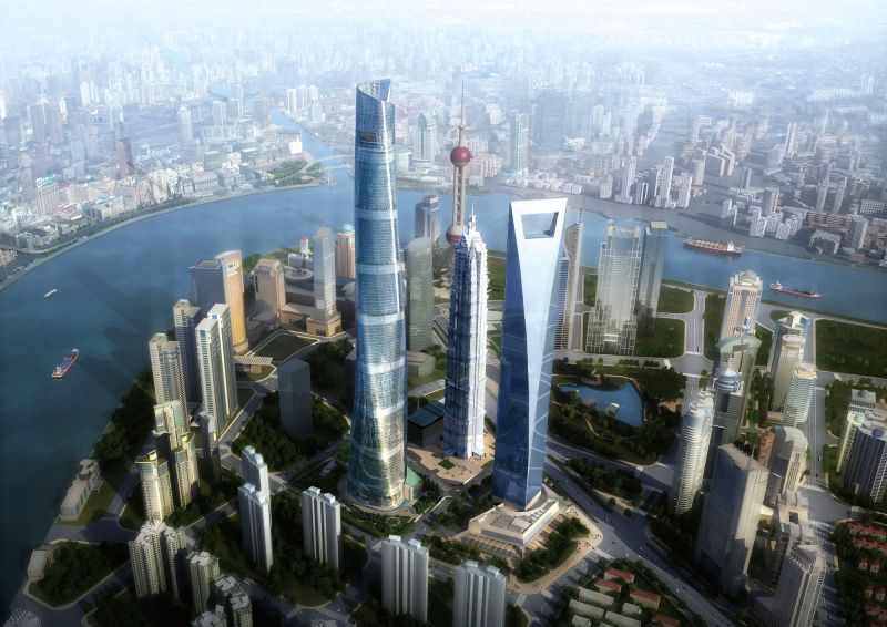 Panoramica del quartiere dove sorge la torre