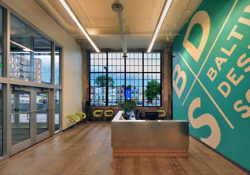 Baltimore Design School La hall della scuola