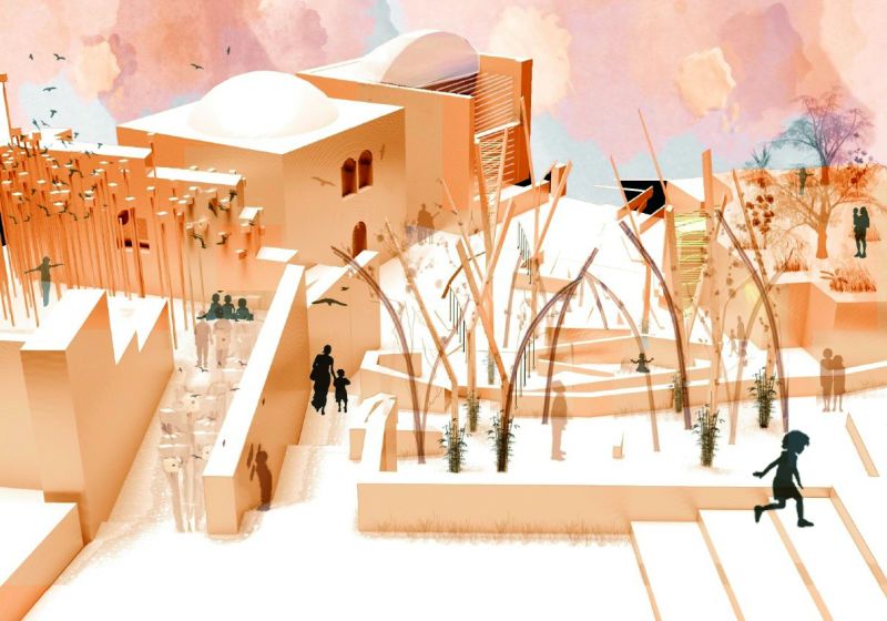 Holcim Awards premio di Riconoscimento - Adaptive Re-Use: Centro delle donne e parco giochi, Beit Iksa, Palestina. 