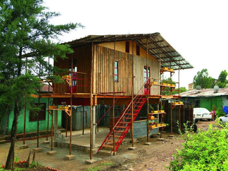 Holcim Awards Bronze - Incremental Construction: schema di casa modulare a basso costo, Addis Abeba, Etiopia