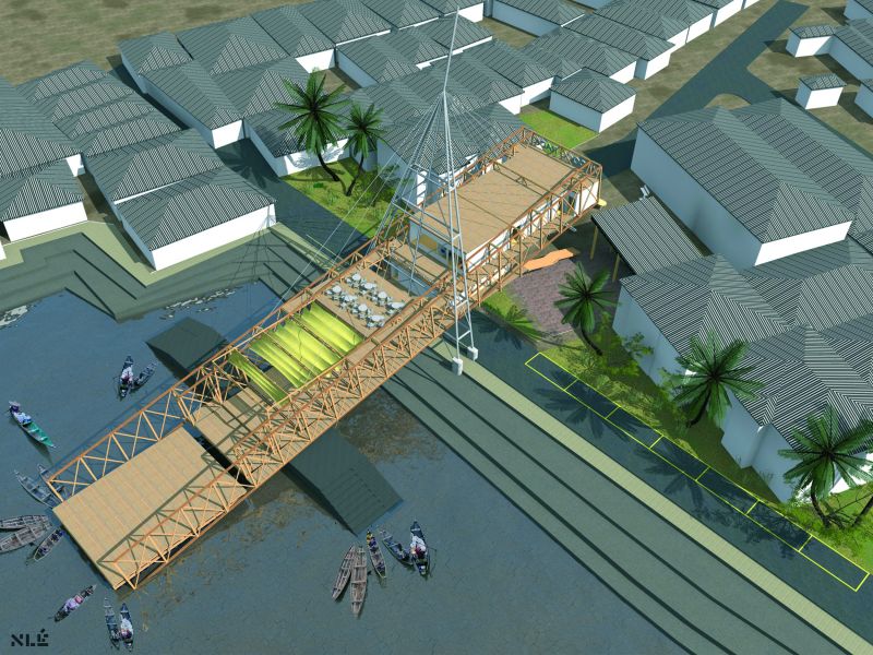 Holcim Awards premio di Riconoscimento - Chicoco Radio: edificio comunitario progettato per allagamento urbano, Port Harcourt, Nigeria. 
