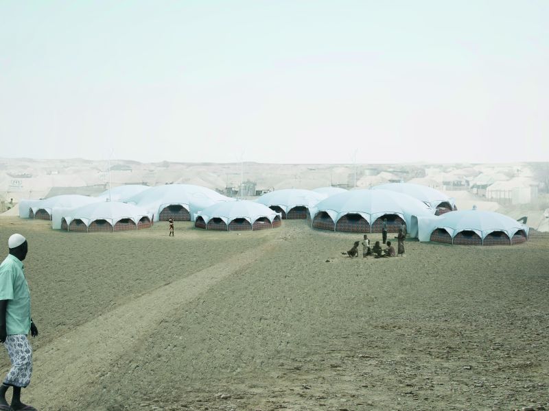 Holcim Awards Premio di riconoscimento- White Canvas: centro e la scuola di salute nel campo profughi, Bassikounou, Mauritania