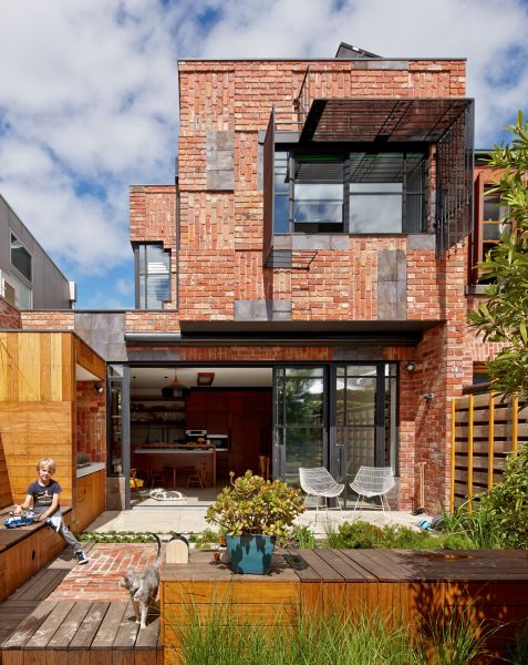 Cubo House, facciata posteriore