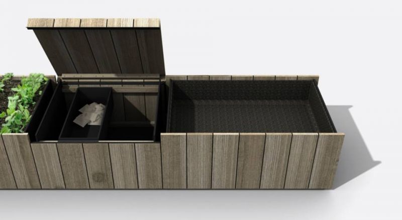 Daily needs modular chicken coop and garden