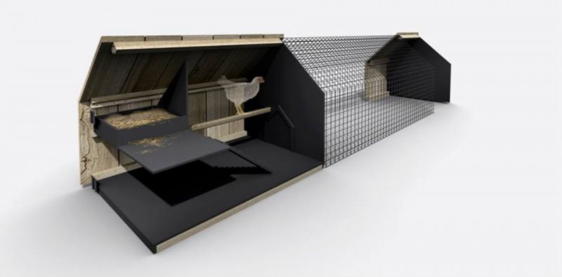 Daily needs modular chicken coop and garden