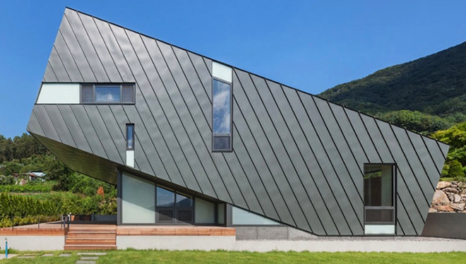 The Leaning House in Sud Corea The Leaning House in Sud Corea