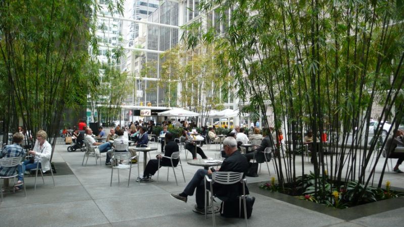 New York soffre dell'assenza di una consistente articolazione di spazi pubblici