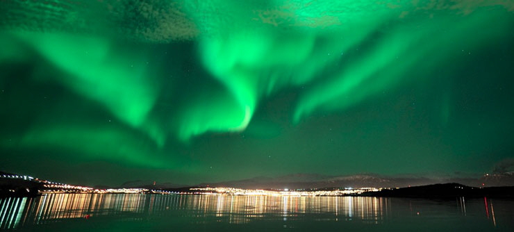 Tromso aurora boreale