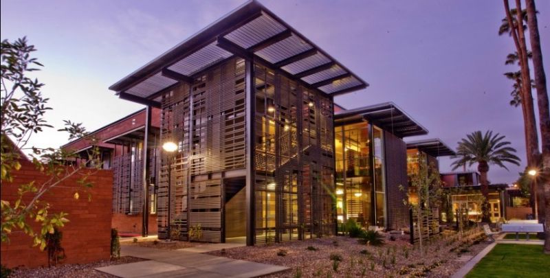 Gli edifici destinati ai servizi sanitari per gli studenti dell'Arizona State University Gli edifici destinati ai servizi sanitari per gli studenti dell'Arizona State University
