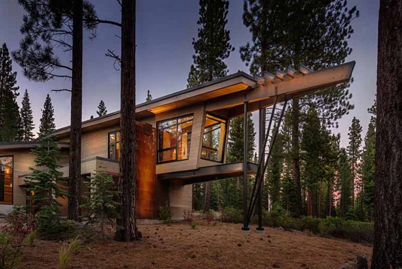 Flight House La casa ha un design alare