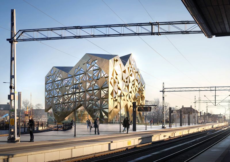 The Juvelen L'edificio sorgerà vicino la stazione ferroviaria
