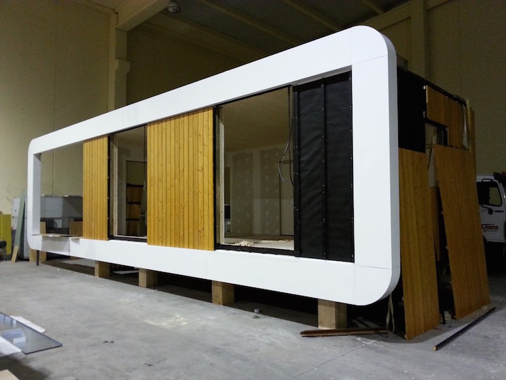 Ecological House 3.0. Particolare pannellatura