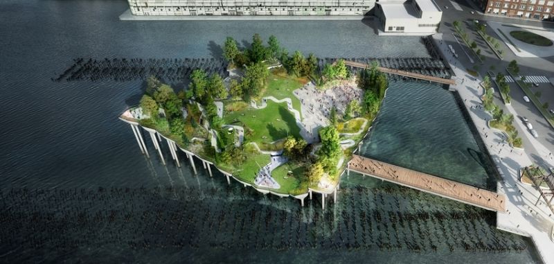 Pier55, visione aerea