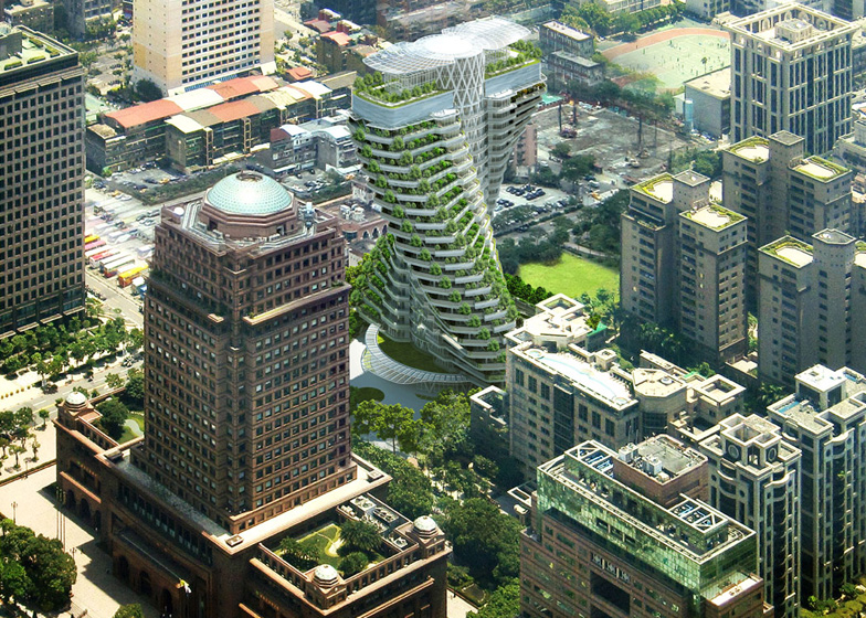 Agora Garden Visione dall'alto del grattacielo