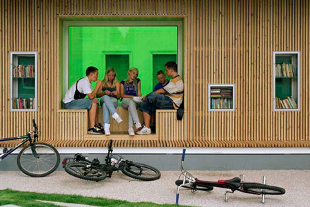 Open Air Library Le nicchie dove sedersi a leggere