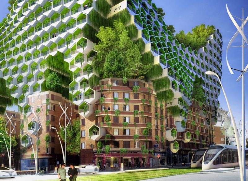 2050, Paris Smart City Torri alveare