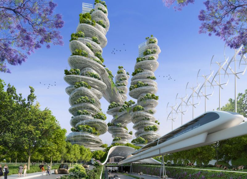 2050, Paris Smart City Torri fattoria