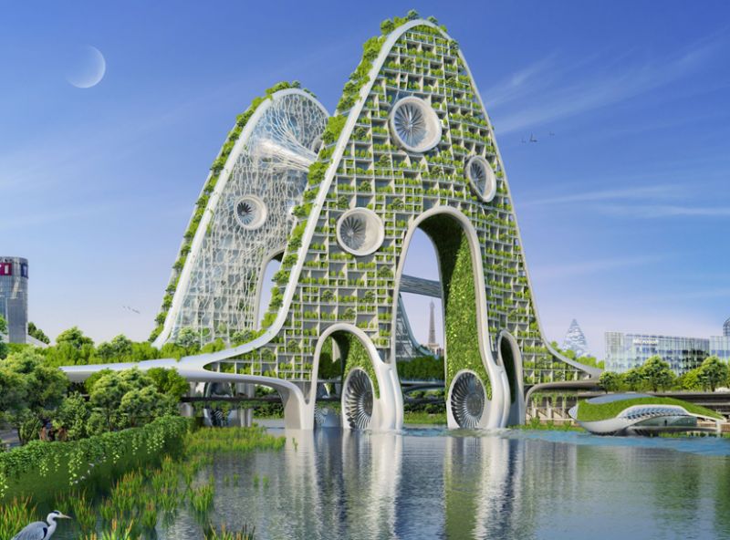 2050, Paris Smart City Torri ponti