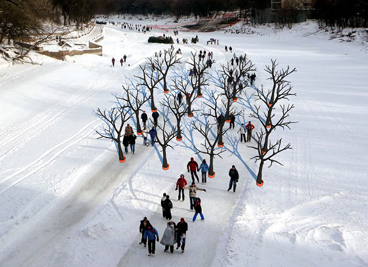 Winter Garden visto dall'alto